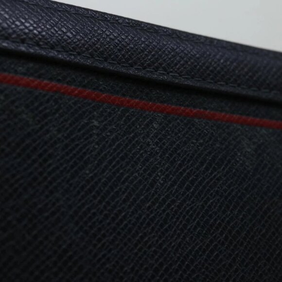 LOUIS VUITTON Taiga Pochette Voyager MM Clutch Bag Blue Marine - Picture 10 of 15